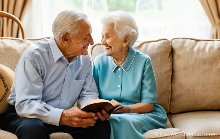 기독교 결혼식의 의미 - Symbols of Everlasting Union and Community Support**

*   **Subject:** A close-up shot focusing on t...