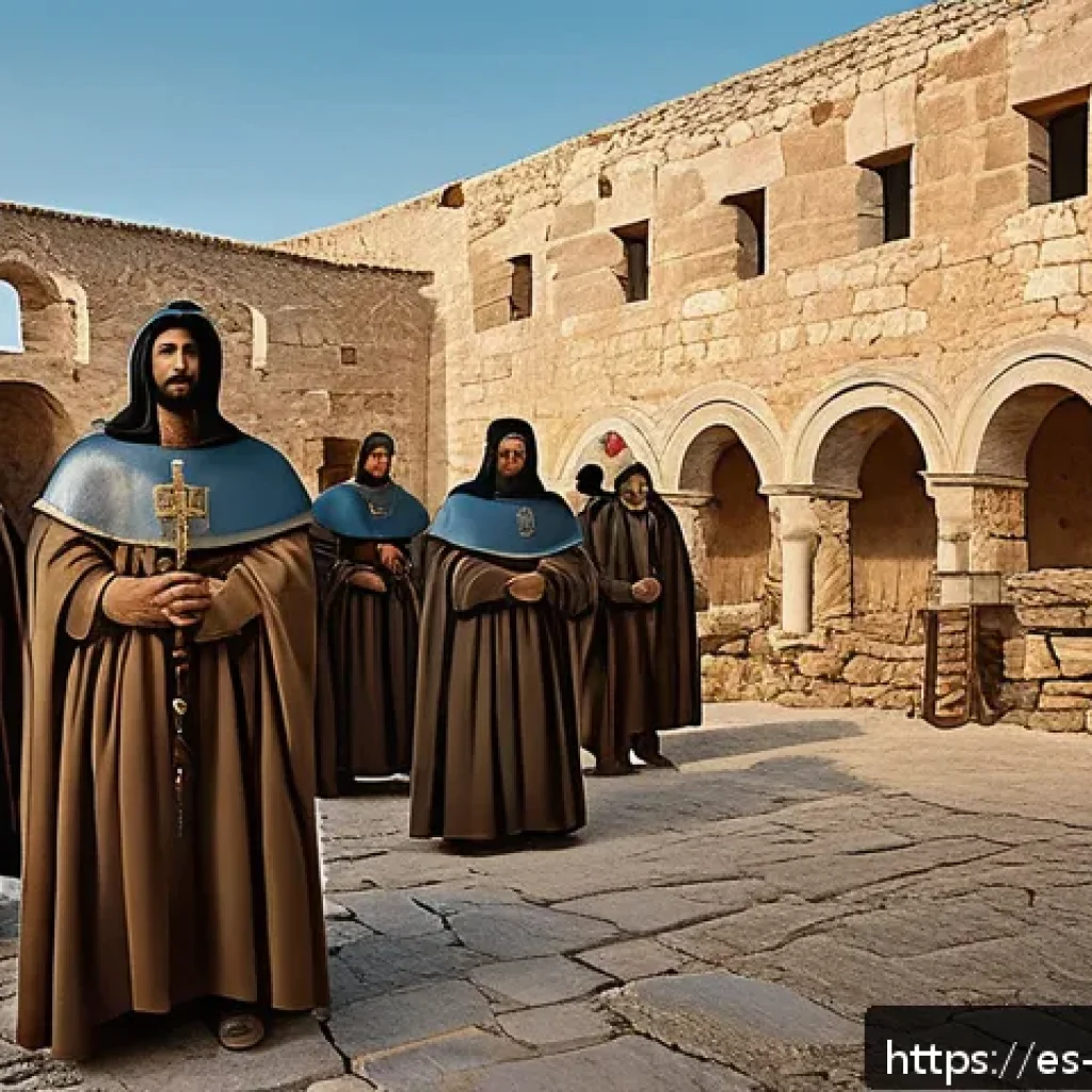 기독교 박해사 - A detailed historical scene depicting early Christian communities in the Roman Empire during persecu...